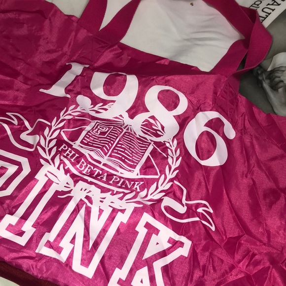 RARE 👛👛PINK VICTORIA SECRET LARGE TOTE 🔴SALE - Picture 8 of 15